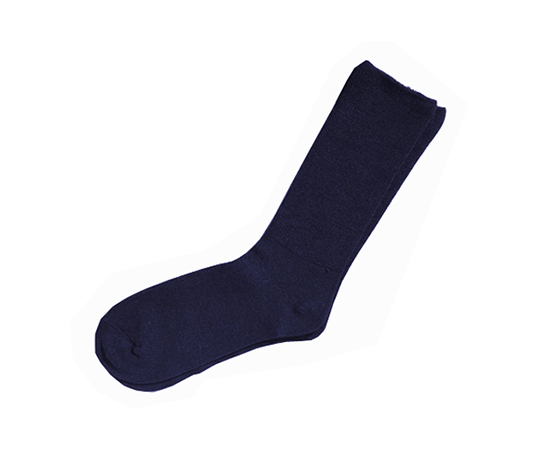 ふくらはぎ楽らくすべり止めソックス 紳士 秋冬用 ネービー 5907 ネービー