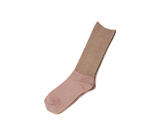 ふくらはぎ楽らくすべり止めソックス 紳士 春夏用 ダークブラウン 5957 ダークブラウン