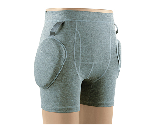 ラ・クッションパンツII 男性用 L グレー 3905