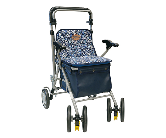 パレード 花柄紺