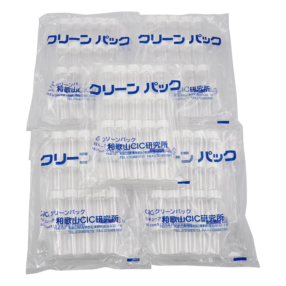 SCCスクリュー管瓶白 6ml （純水洗浄処理済み） 1箱（20本×5袋入） No.2