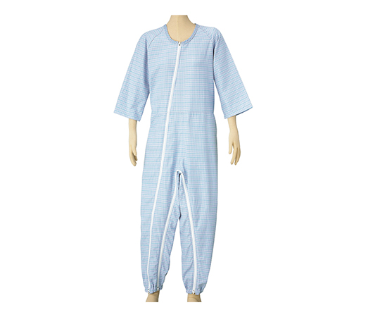 つなぎねまき（WファスナーII型） ブルー 3L 4300