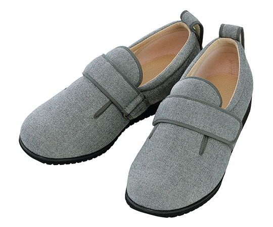 ダブルマジックII ヘリンボン 3E（男性用） グレー 3L 1037