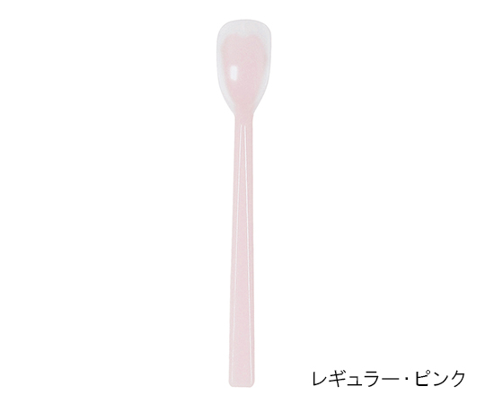 口あたりやさしいスプーン 一体型・レギュラー ピンク KU-04P