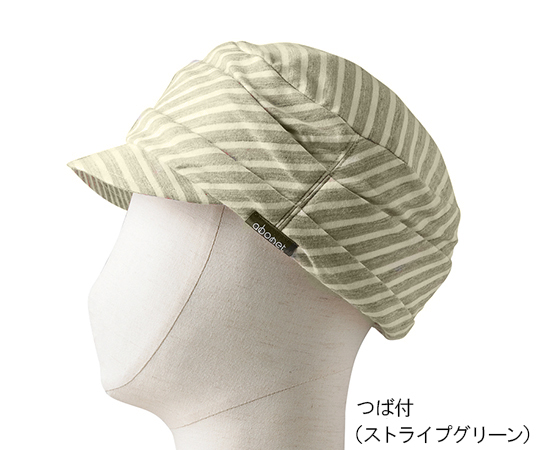 abonetホーム つば付 ストライプグリーン 2027