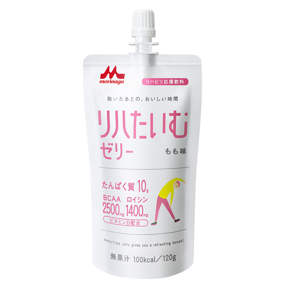 リハたいむゼリー （リハビリ応援飲料） もも味 24袋入 0658613