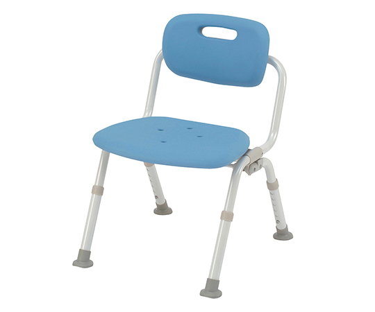 シャワーチェアミドルおりたたみN （ユクリア） ワンタッチ開閉 なし ブルー PN-L42121A