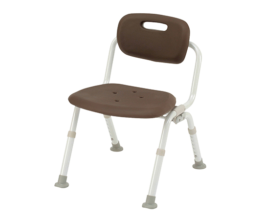 シャワーチェアミドルおりたたみN （ユクリア） ワンタッチ開閉 なし モカブラウン PN-L42121BR