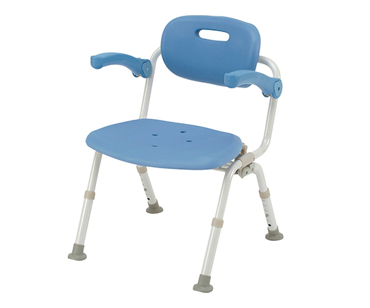 シャワーチェアワイドSPおりたたみN （ユクリア） ワンタッチ開閉 あり ブルー PN-L41522A