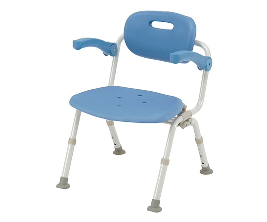 シャワーチェアワイドSPおりたたみN （ユクリア） ワンタッチ開閉 なし ブルー PN-L41622A