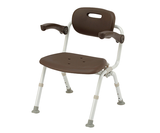 シャワーチェアワイドSPおりたたみN （ユクリア） ワンタッチ開閉 なし モカブラウン PN-L41622BR