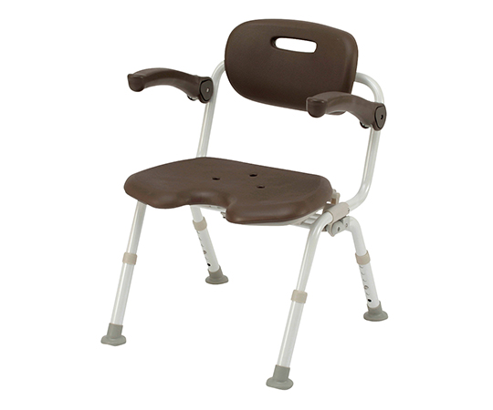 シャワーチェアワイドSPU型おりたたみN （ユクリア） ワンタッチ開閉 あり モカブラウン PN-L41521BR