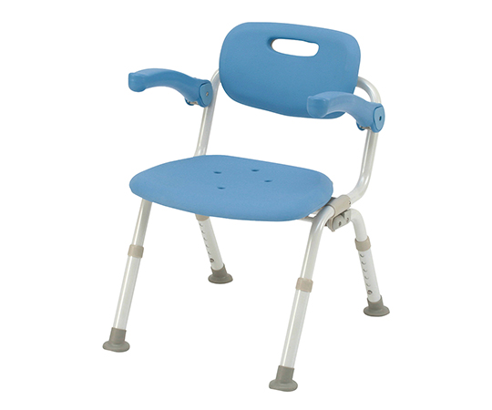 シャワーチェアミドルSPおりたたみN（ユクリア） ワンタッチ開閉 あり ブルー PN-L41821A