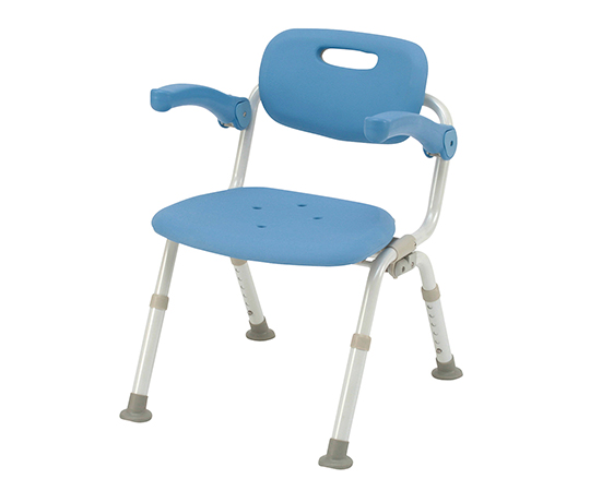 シャワーチェアミドルSPおりたたみN（ユクリア） ワンタッチ開閉 なし ブルー PN-L41721A