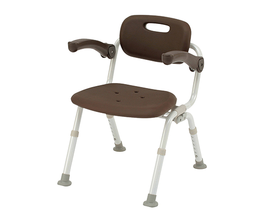 シャワーチェアミドルSPおりたたみN（ユクリア） ワンタッチ開閉 なし モカブラウン PN-L41721BR