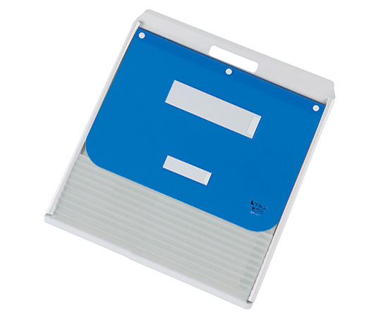 カーデックス（アルミタイプ・PP製ポケット）　ポケット10枚付　ブルー KD-501-B