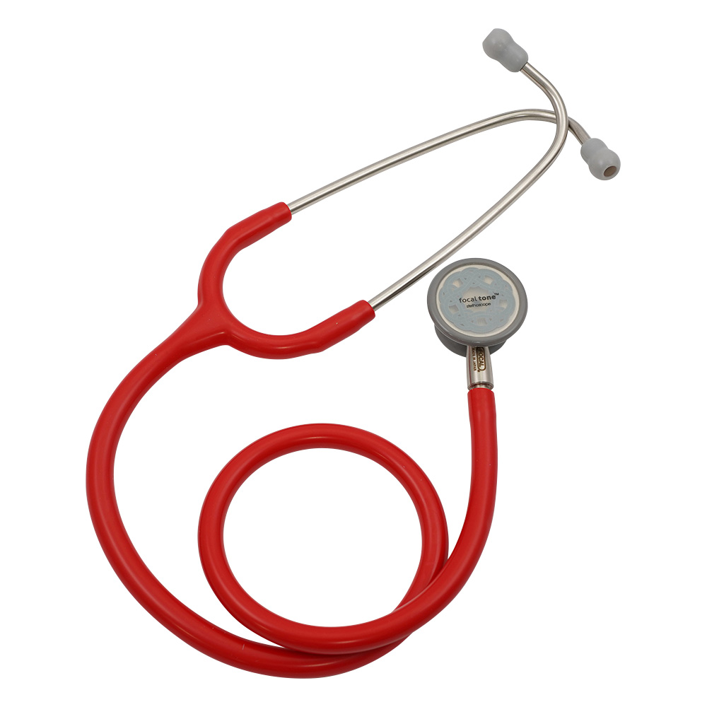 聴診器 フォーカルトーン 小児用 シャインレッド basis S for child