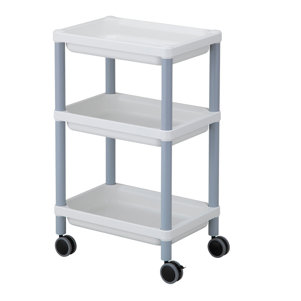 モバイルトレーカート 3段 グレー MT-3G