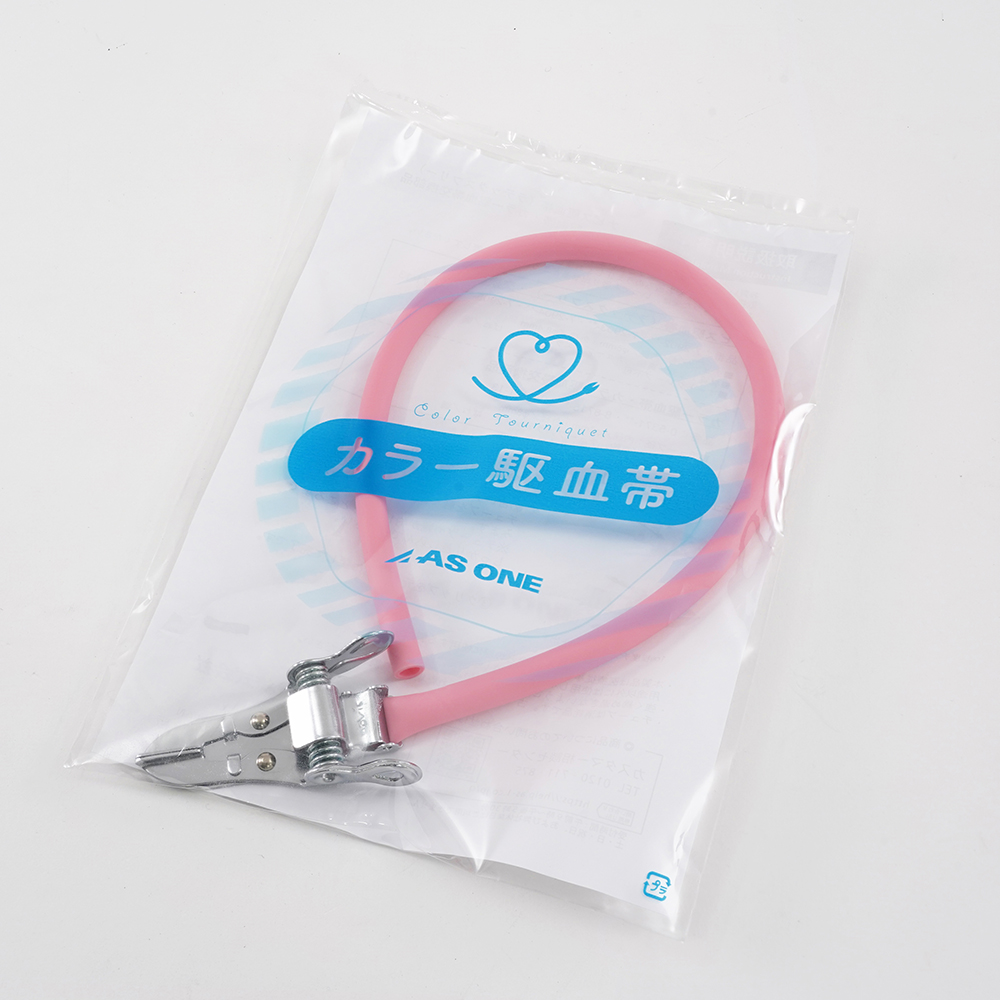 ナビス駆血帯 ラテックスフリー 金具セット 400mm ピンク