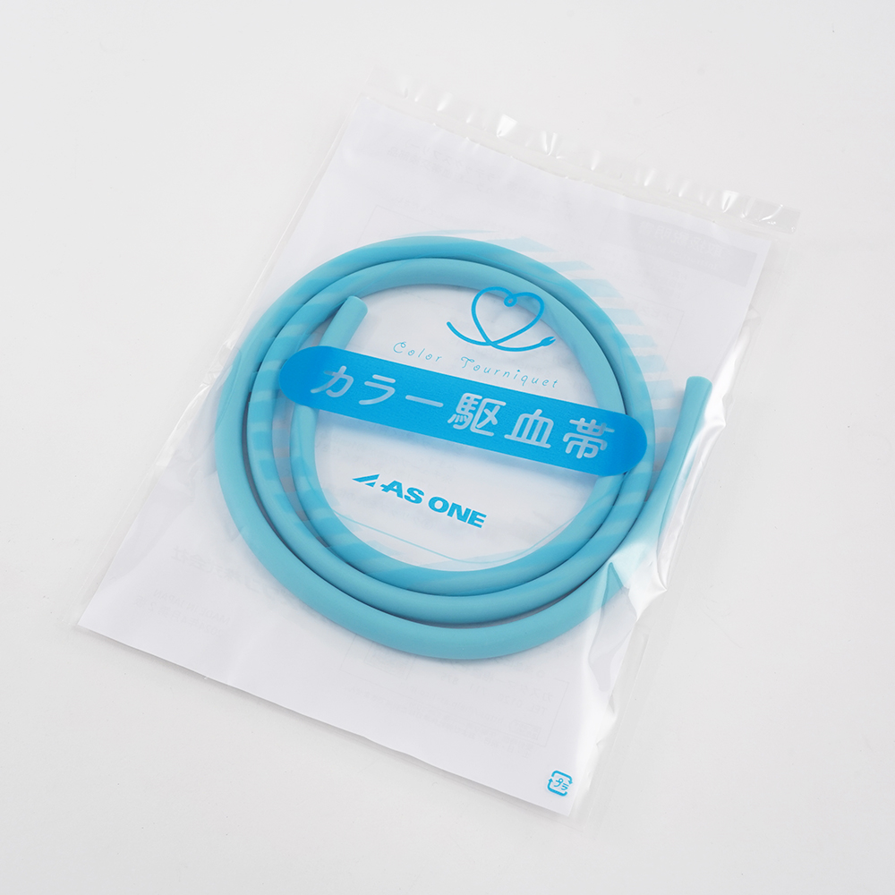 ナビス駆血帯 ラテックスフリー 替えチューブ 1m ライトブルー