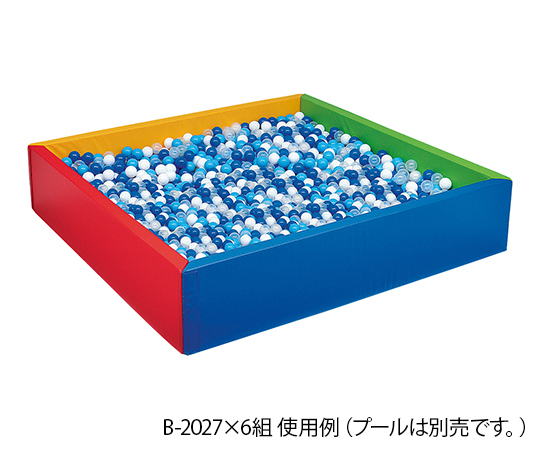 ボールプール用 PEボール（青・水色・白・クリア） 500個入 B-2027