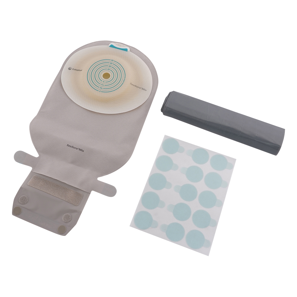 センシュラ ミオ1 ソフト 単品系装具・コロストミー／イレオストミー用 10～50φmm 透明 1箱(10枚入) 16716