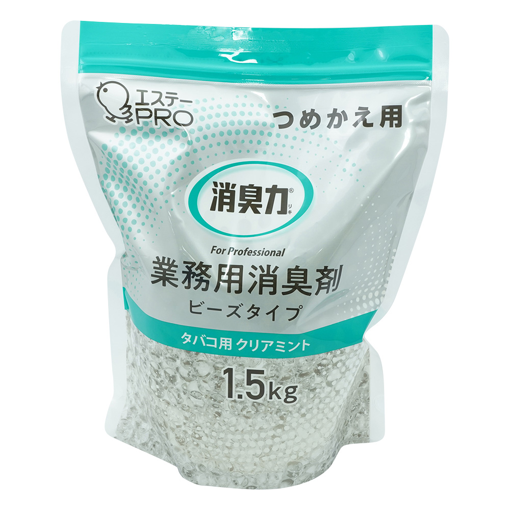 消臭力 業務用ビーズタイプ 大容量 詰替用 タバコ用 クリア 130351