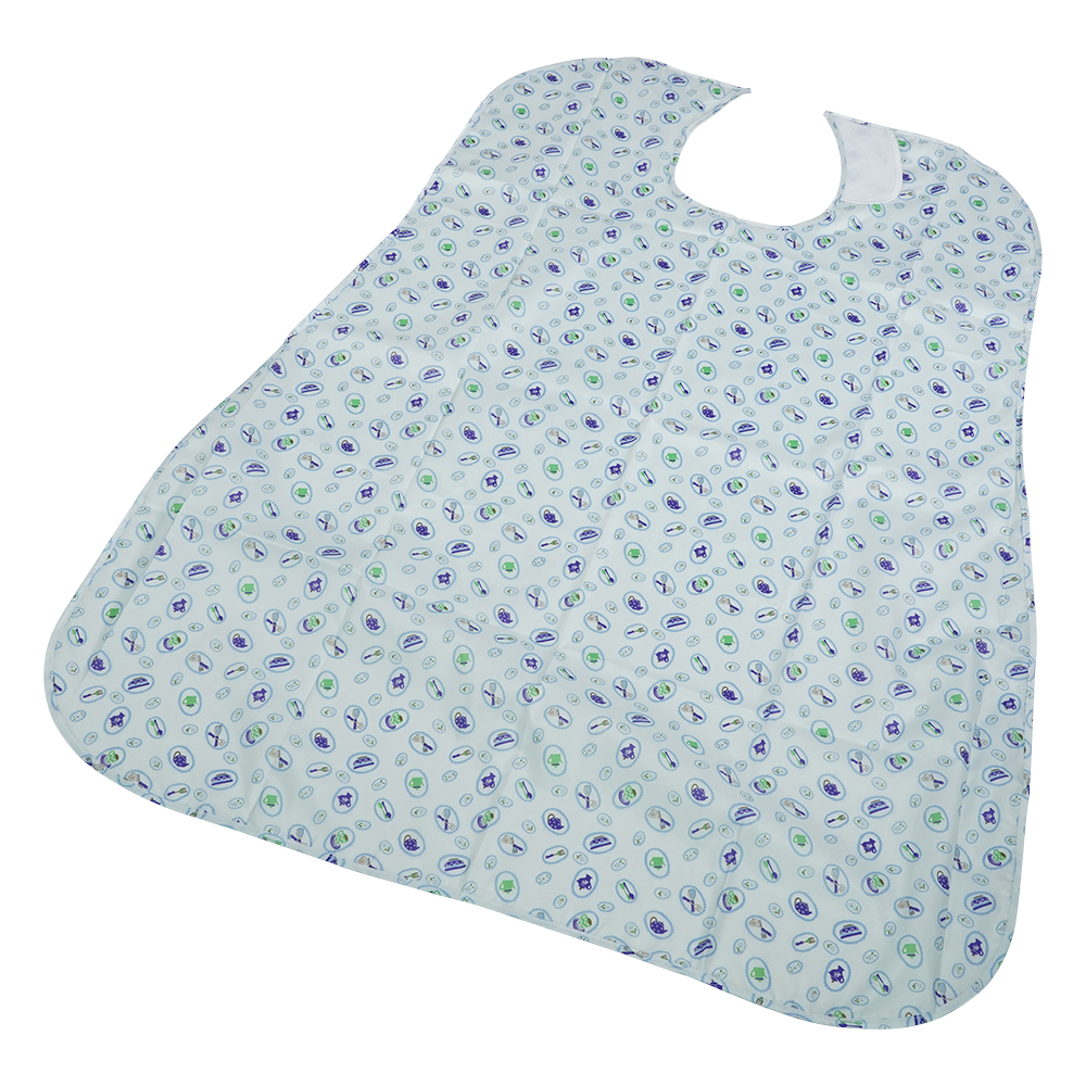 さわやか食事用エプロン ダイニング ブルー