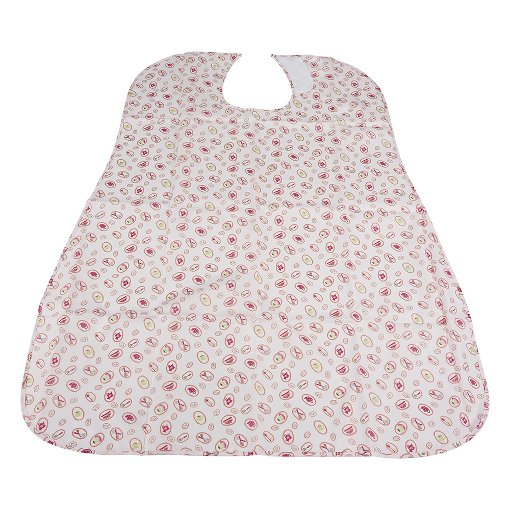 さわやか食事用エプロン ダイニング ピンク