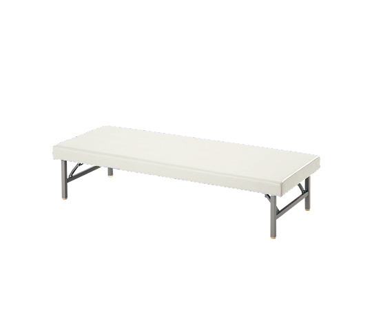 診察台（折りたたみ脚） ミルク 650×1800×400 H400