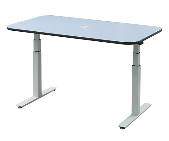 電動昇降ナーステーブル ブルー 1200×900×650～1300 DNT1209B