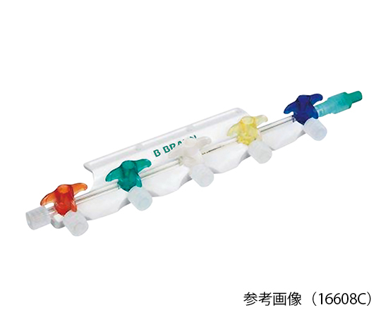 ディスコフィックスCマニホールド 板付きタイプ 5連（赤・緑・白・黄・青）1箱（40個入）16608C 17-522