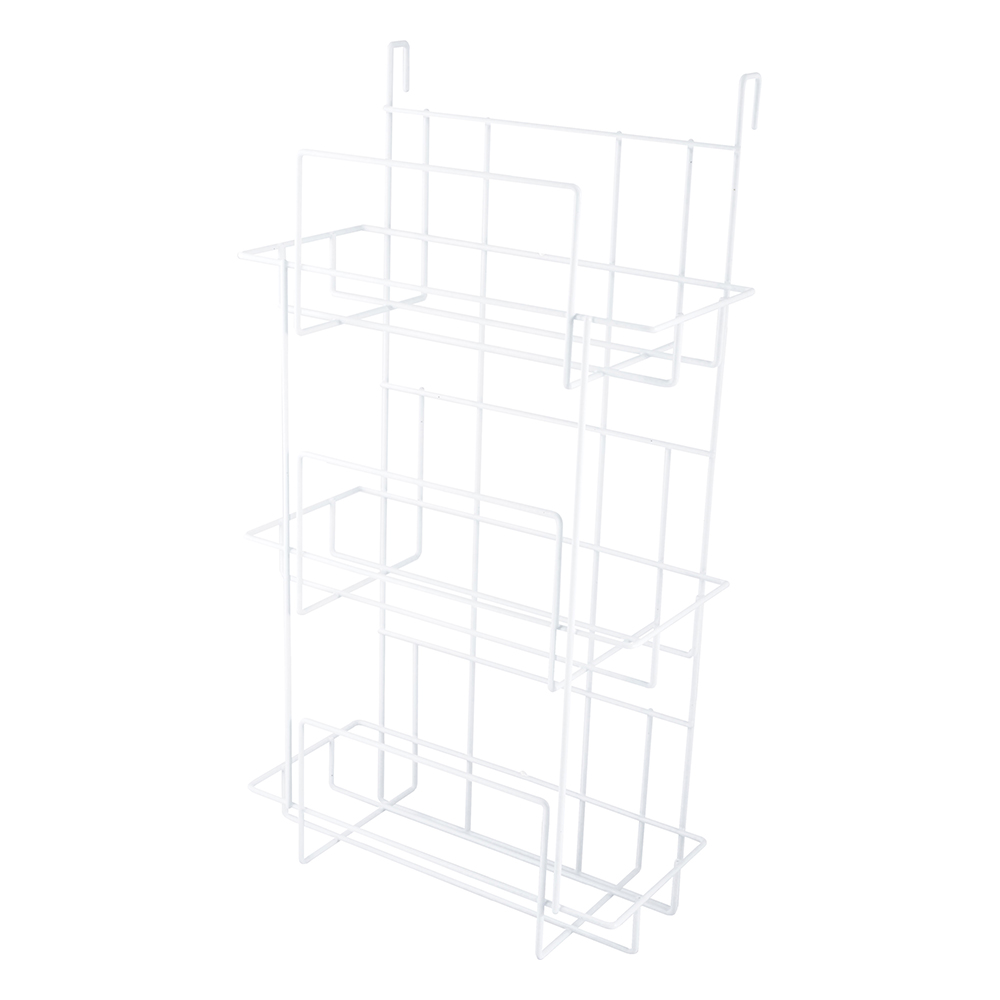 ボックスホルダー 横置き3段 フック型 277×140×525mm