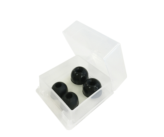 バイタルナビ聴診器 交換用部品 ソフトイヤピースセット ブラック 1138F511