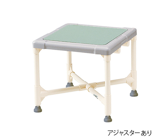 シャワーいす F型タイプ（ターンテーブル無し・アジャスターあり） CAA-0201