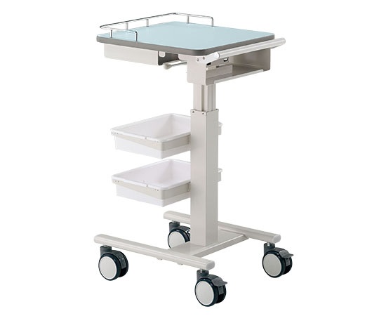 ナースカート（昇降タイプ） ブルー