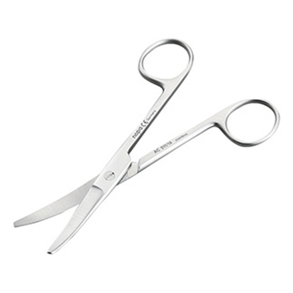 外科剪刃 両鈍 曲 全長145mm RDSCC145