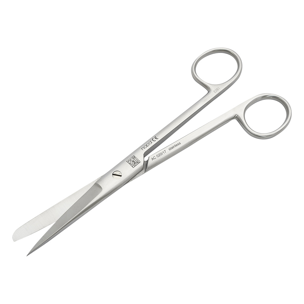 外科剪刃 片尖 直 175mm AC 020/17