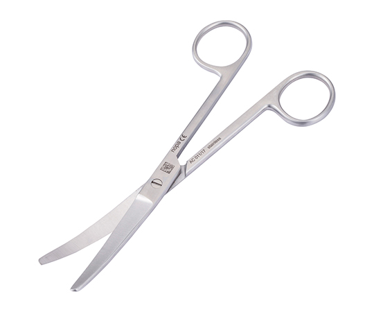 外科剪刃 両鈍 曲 175mm AC 011/17