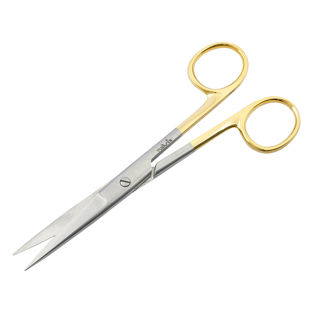 TC外科剪刀 （超鋼チップ付） 両尖・直 145mm 246-10