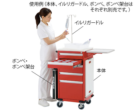 とっても静かな救急カート TSE-R