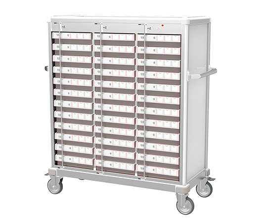 与薬カート36床用（与薬トレー付） MC-L3DC36P-8