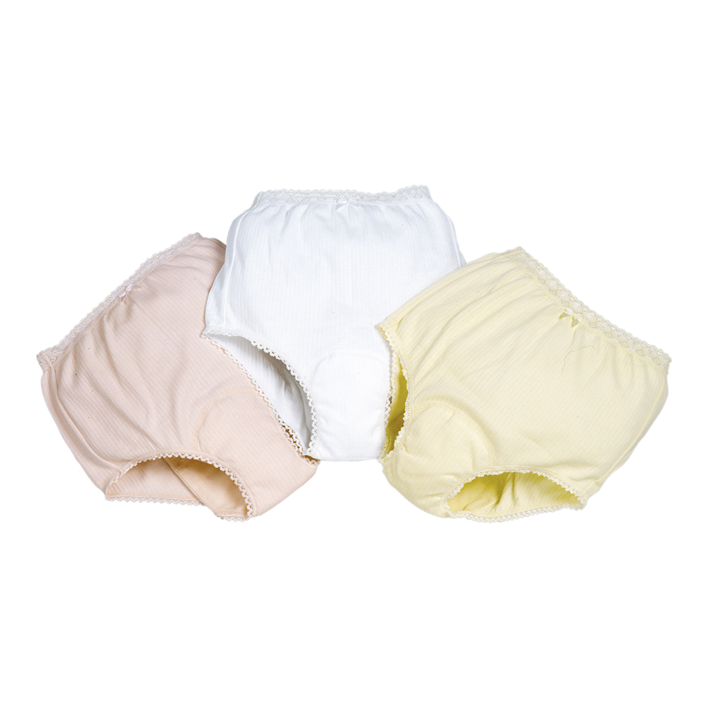 レース付深ばき安心ショーツ　０２０７９０００２