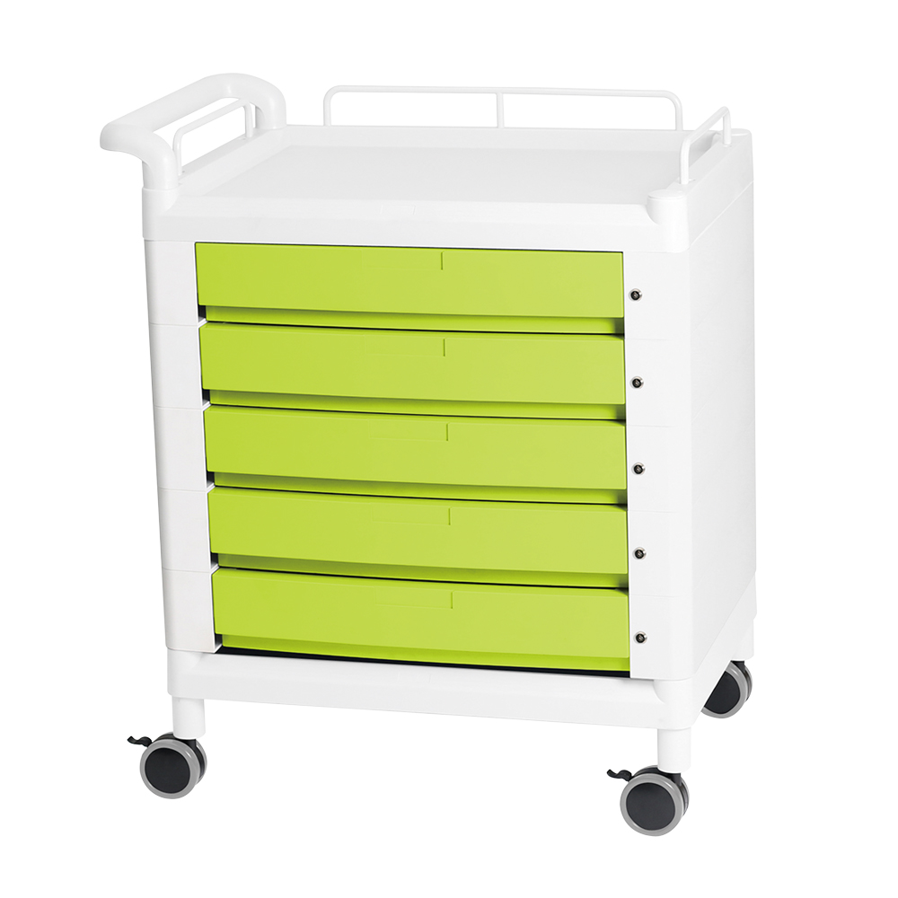 モバイルマルチカート 片側ハンドル グリーン D21G