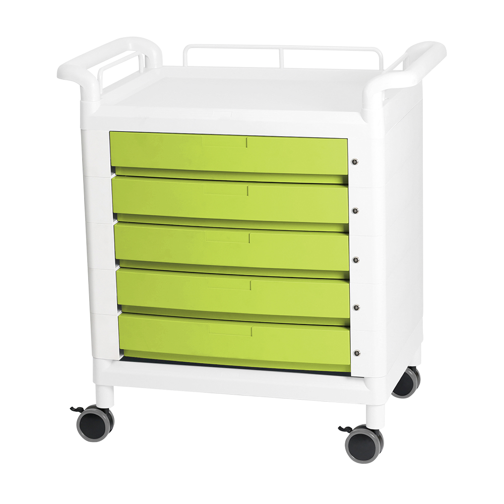 モバイルマルチカート 両側ハンドル グリーン D21GHW