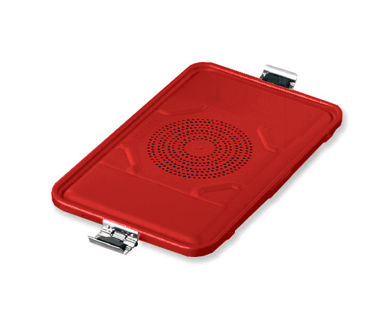 滅菌コンテナ M用蓋 レッド