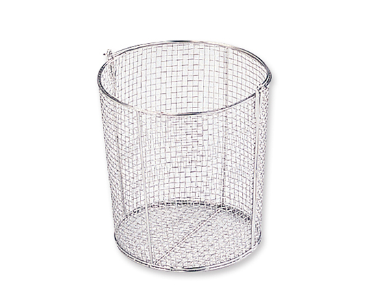 ステンレス丸型洗浄カゴ（テーパ付き） φ250（φ220）×250mm 特中