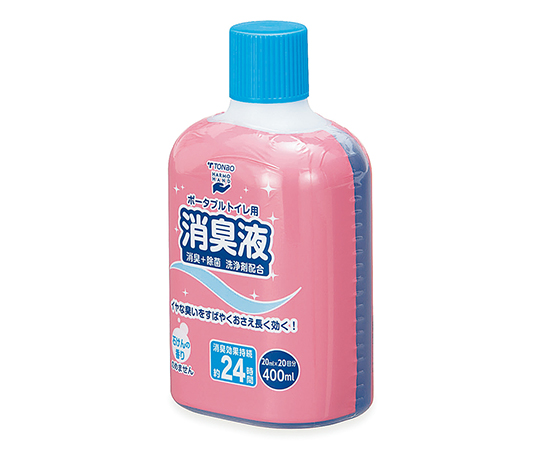 ポータブルトイレ用消臭液 石けんの香り 400mL 1本入