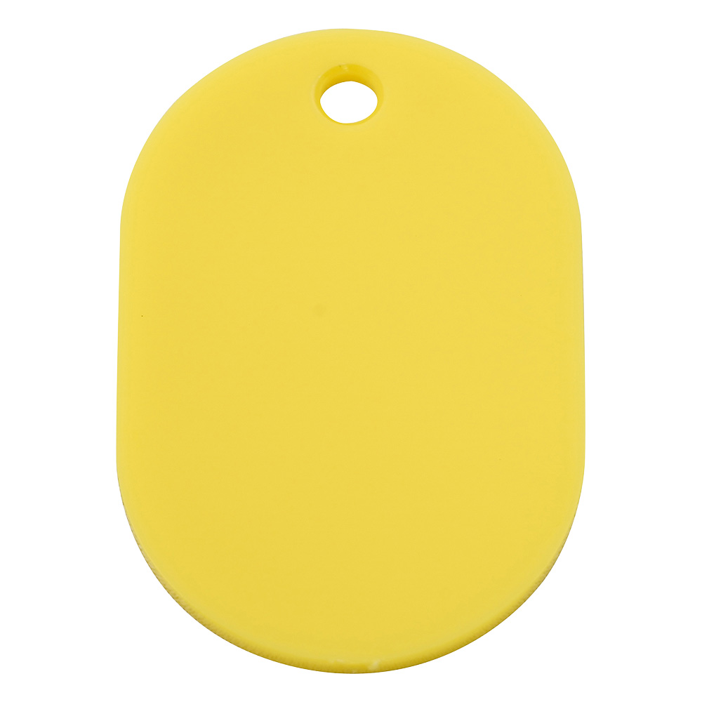 番号札 小（31×45mm） 番号無し イエロー 1組（50枚入）