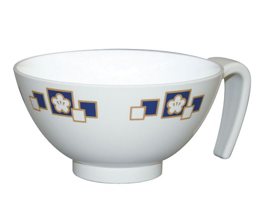 取っ手付き飯碗 梅花青 HS-N43